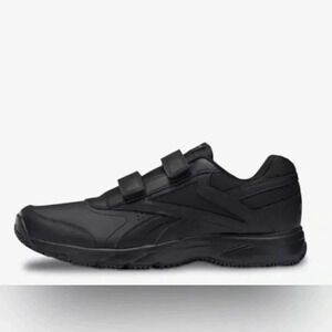 Reebok Work N Cushion 4.0 Walling Shoe Slip Resistant Memory Foam All Black 9.5